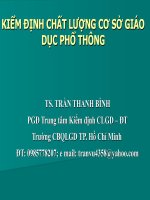 Tổng quan về kiểm định CLGD