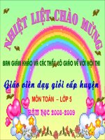 Chia số tự nhiên cho số thập phân