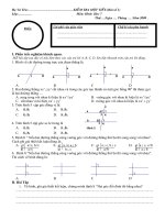 Kiểm tra chương I HH7
