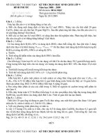 HSG Tỉnh Hóa 9 năm 0809