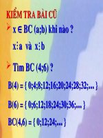 tiết 35: Bội chung nhỏ nhất