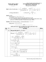 Kiểm tra chất lượng đầu năm lớp 10A và 10C năm 2009-2010