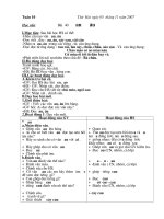 Giáo án lớp 1 tuàn 10