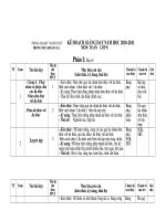 kế hoạch giảng dạy toán 8 HKI năm học 2010-2011 (theo từng tiết)