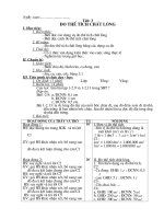 Tiết 3:  Đo thể tích chất lỏng