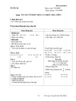 GA lớp 2 tuần 34