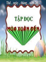 TĐ L2: MÙA XUÂN ĐẾN