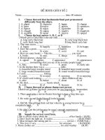 ĐỀ HSG ANH 9 ( 2nd round + key)