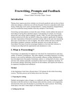Freewriting, Prompts and Feedback.doc
