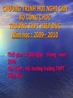 chuong trinh hoi nghi CBCC