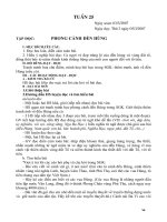 Ga lớp 5 tuần 25 trở di