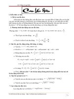 phương pháp giải BT con lắc đơn