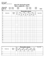 Mau bang phan cong chuyen mon giao vien