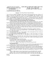 Hướng dẫn PCGDTH Đ ĐT năm học 2009  - 2010