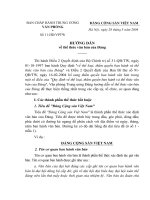 Hướng dẫn thể thwcs VB của Đảng