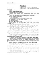 giáo án lớp 1 hay