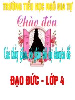 Đạo Đức 4:Tiết kiệm tiền của(T1)