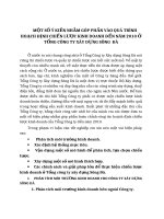 MỘT SỐ Ý KIẾN NHẰM GÓP PHẦN VÀO QUÁ TRÌNH HOẠCH ĐỊNH CHIẾN LƯỢC KINH DOANH ĐẾN NĂM 2010 Ở TỔNG CÔNG TY XÂY DỰNG SÔNG  ĐÀ