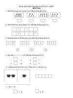 KTGK1 lớp 1 -toán ,tiếng việt