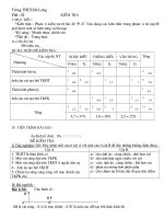 Lý 9 Tiết 52 KT: Có ma trận