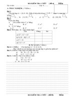 kiem tra Toan 6- tiet 18