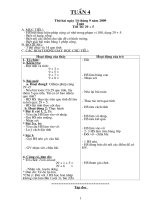 G.A Lớp 2 (Tuần 4) - Chuẩn KTKN