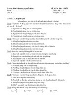 Đề KT 45p'''' cực hay