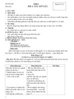 Giáo án Sinh học 8  (3 cột)