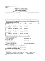 de kiem tra 45'''' so 1 lop 9