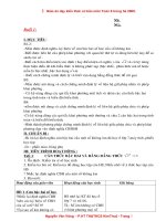 Giáo án dạy bổ sung kiến thức môn Toán cho HSG lớp Hoá