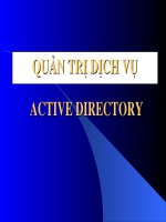 Quản tri dịch vụ Active directory