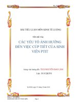 cac yeu to anh huong den viec cup tiet
