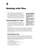Working with Files
