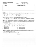 Đề kiểm tra hình 9