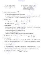 ĐỀ THI THỬ ĐAI HỌC LẦN 1 MÔN TOÁN , KHỐI B TRƯỜNG THPT NGÔ GIA TỰ