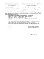 Triệu tập lớp bồi dưỡng Hè 2009