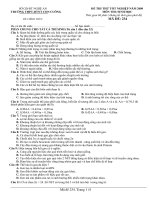 Thi thử tốt nghiệp 2009