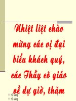 Phản ứng oxi hóa - Khử. GIải tỉnh