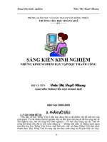 SKKN Những kinh nghiệm dạy tập đọc thành công lớp 2