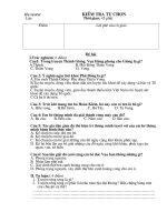 kiem tra tự chọn văn 6