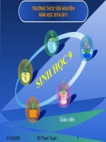 bài : ADN và Bản chất của gen