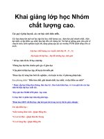 luyện hóa đại học