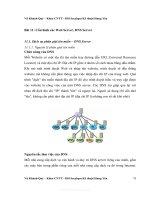 Cấu hình các web server, DNS server