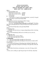 Đề kiểm tra HKI 3 khối