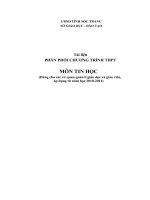 PPCT chuan kien thu Tin hoc THPT