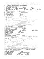 VERB FORM & FEEDBACK