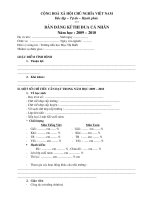 Đăng kí thi đua đầu năm