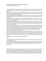 Biến USB thành bộ nhớ RAM