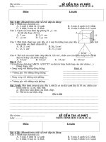 KIểm tra Hình 8 Chương IV