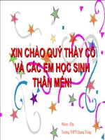 TỔ CHỨC LÃNH THỔ NÔNG NGHIỆP